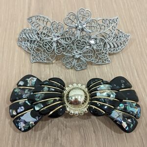 Vintage 90's hair barrettes